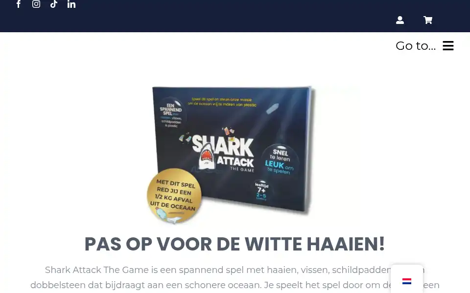 Screenshot of sharkattackthegame.com