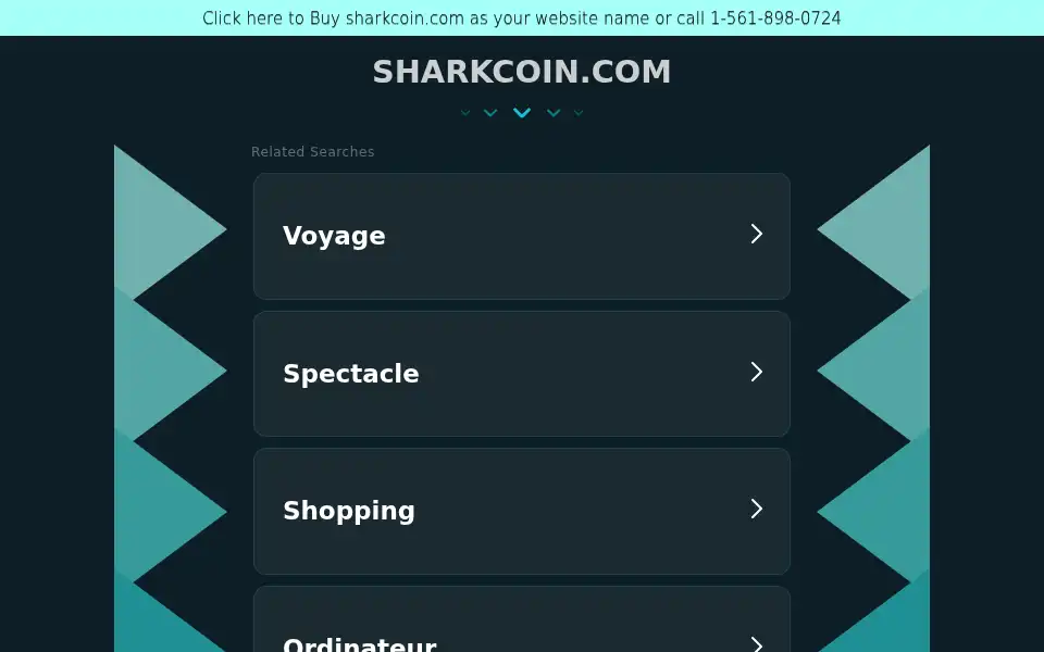 Screenshot of sharkcoin.com