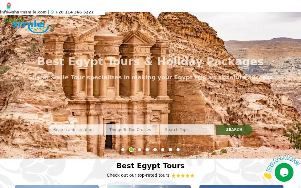 Screenshot of sharmsmile.com