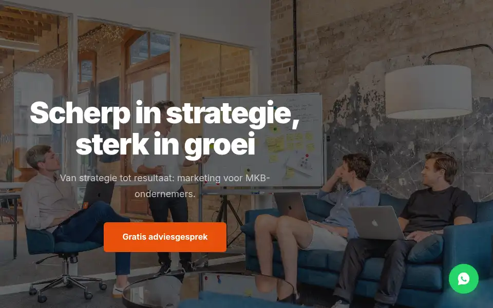 Screenshot of sharp-marketing.nl