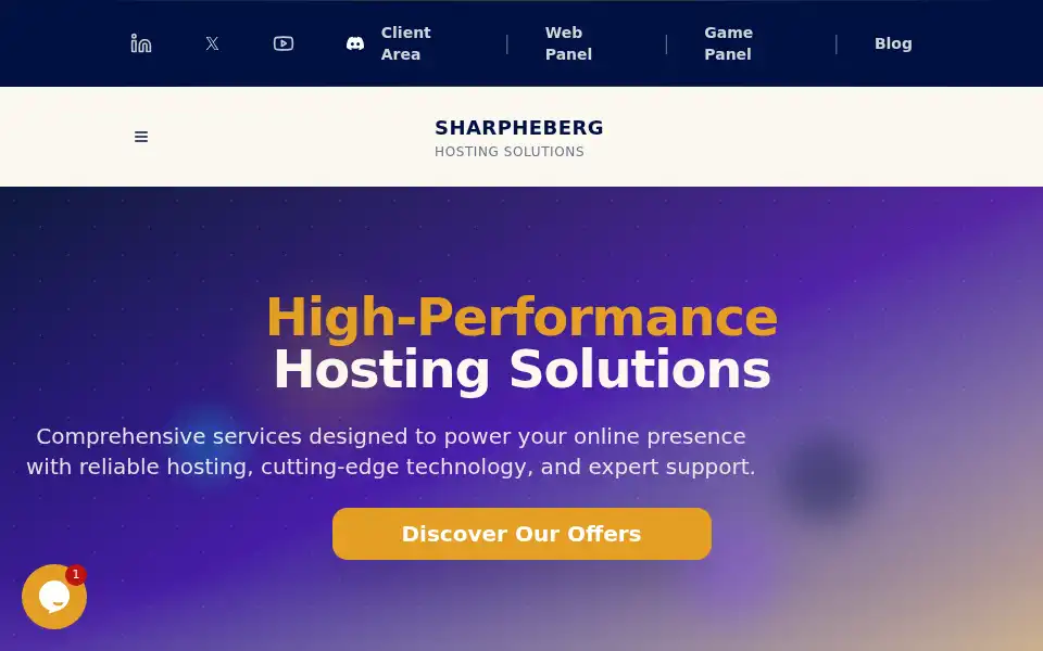 Screenshot of sharpheberg.com