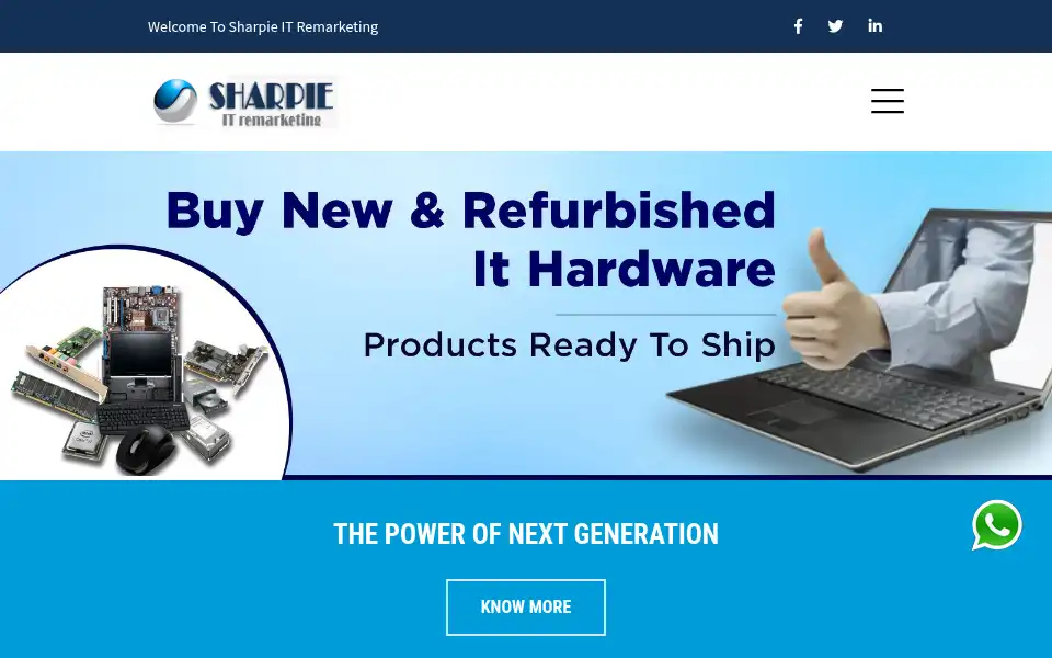 Screenshot of sharpieltd.com