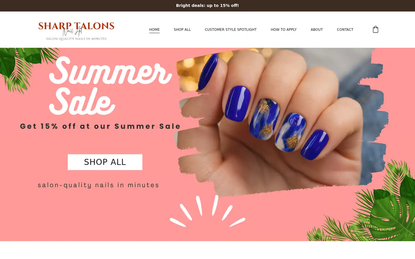 Screenshot of sharptalons.com