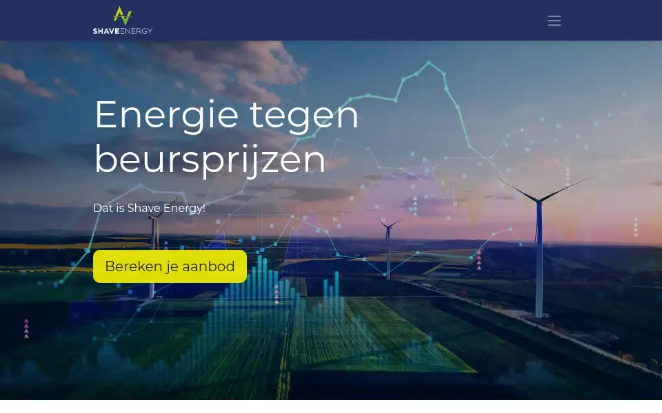 Screenshot of shave-energy.nl
