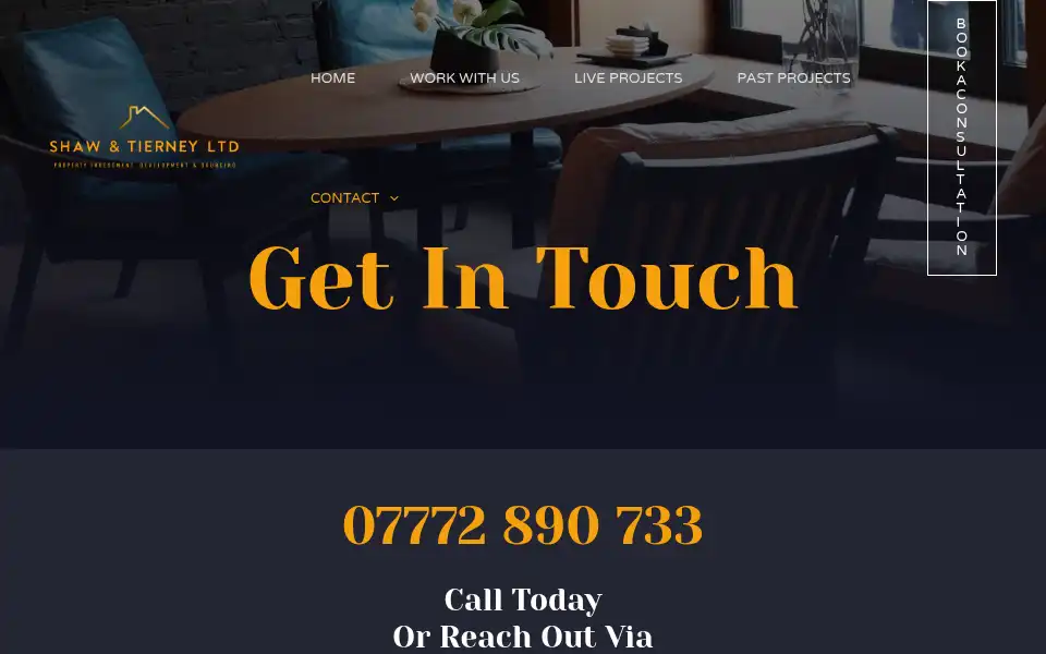 Screenshot of shawandtierney.com