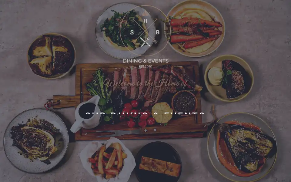 Screenshot of shbdiningandevents.com