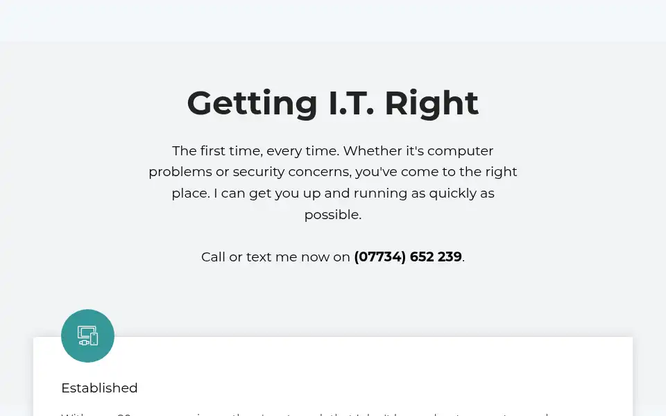 Screenshot of shconsultancy.co.uk