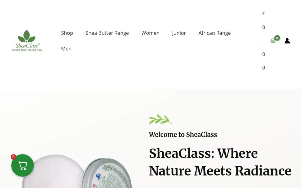 Screenshot of sheaclass.com