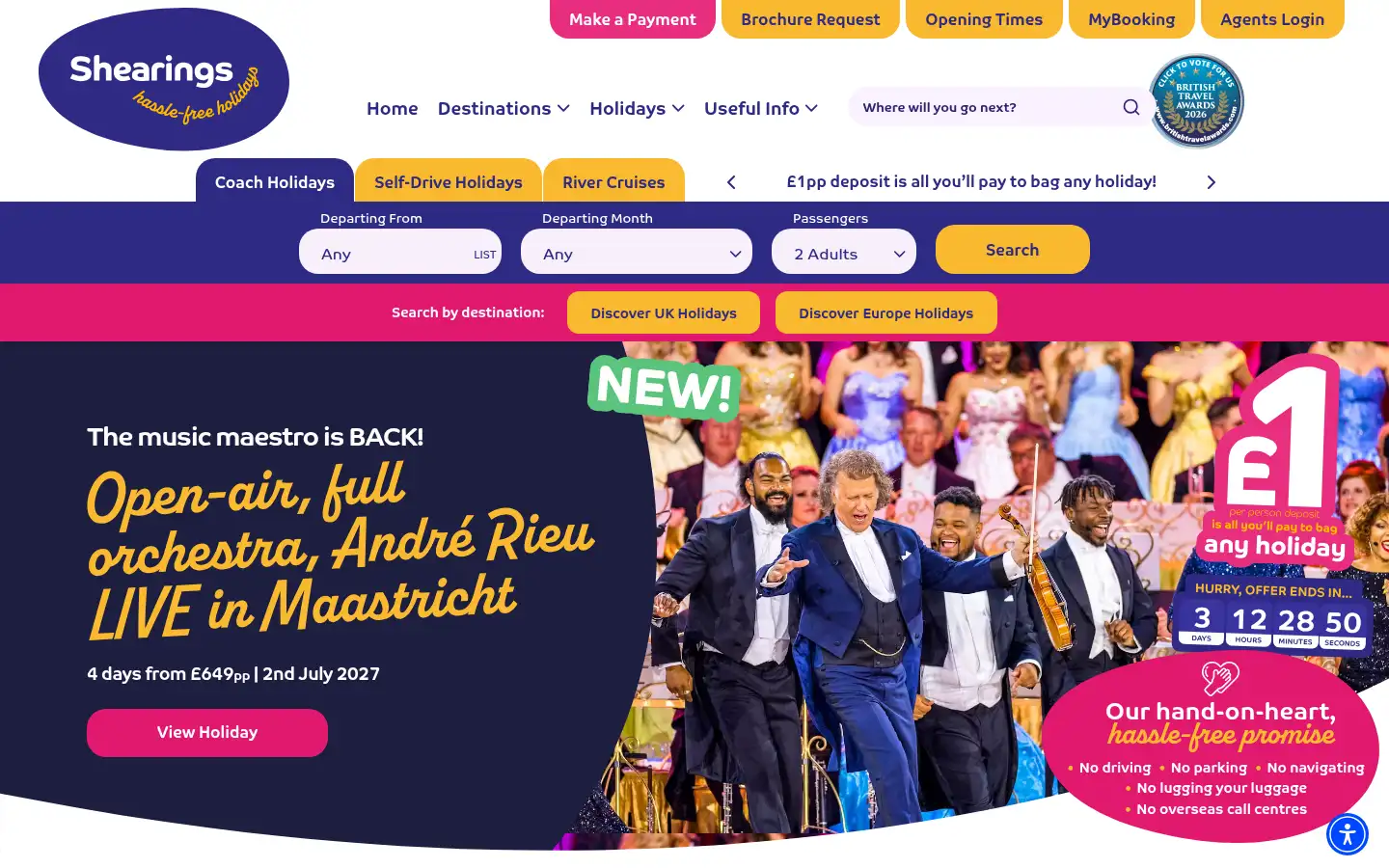 Screenshot of shearings.com