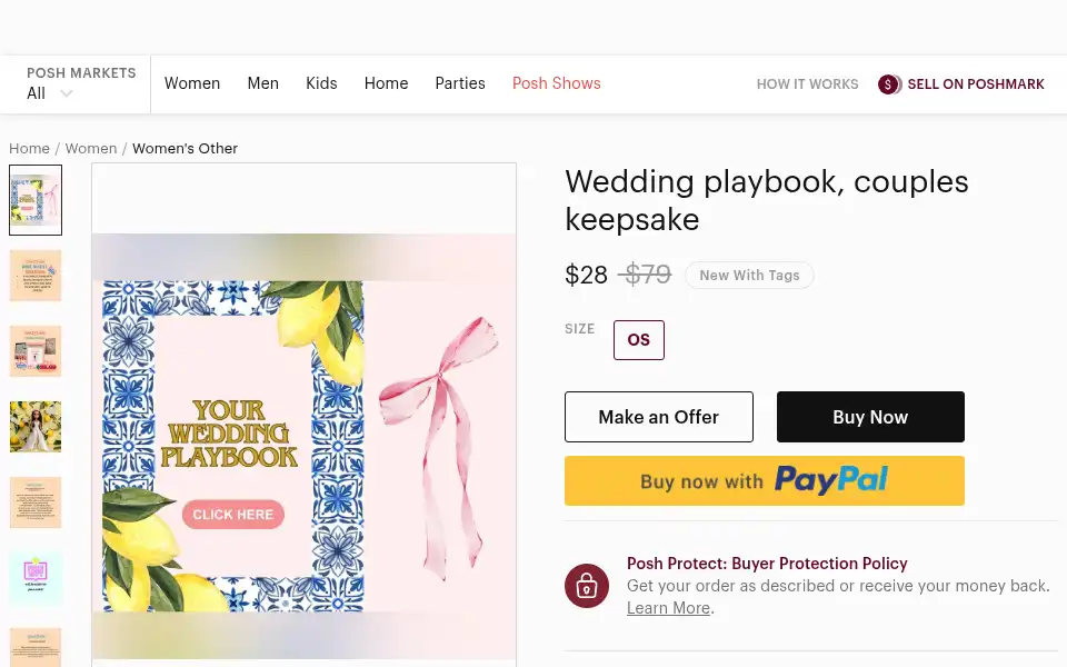 Screenshot of shecouldbyou.com