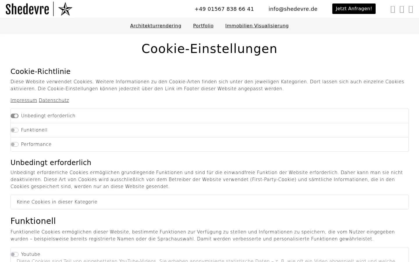 Screenshot of shedevre.de
