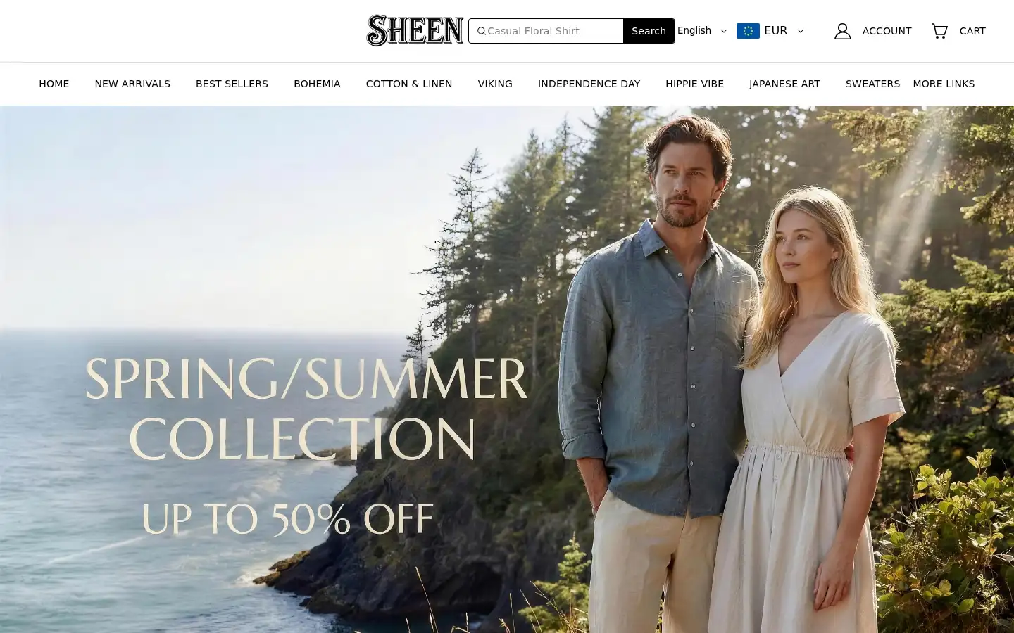 Screenshot of sheenplace.com