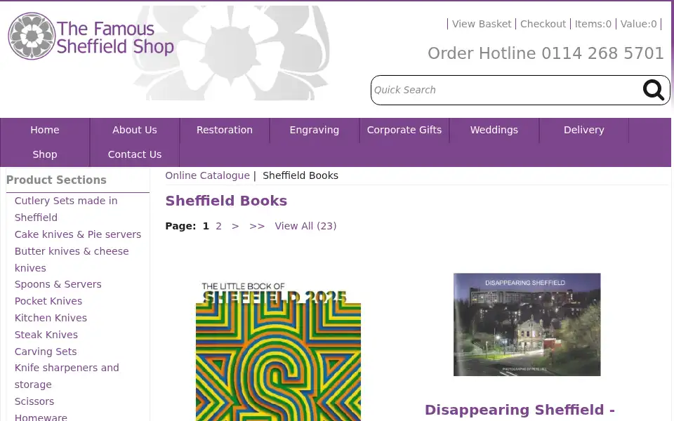 Screenshot of sheffield-made.com