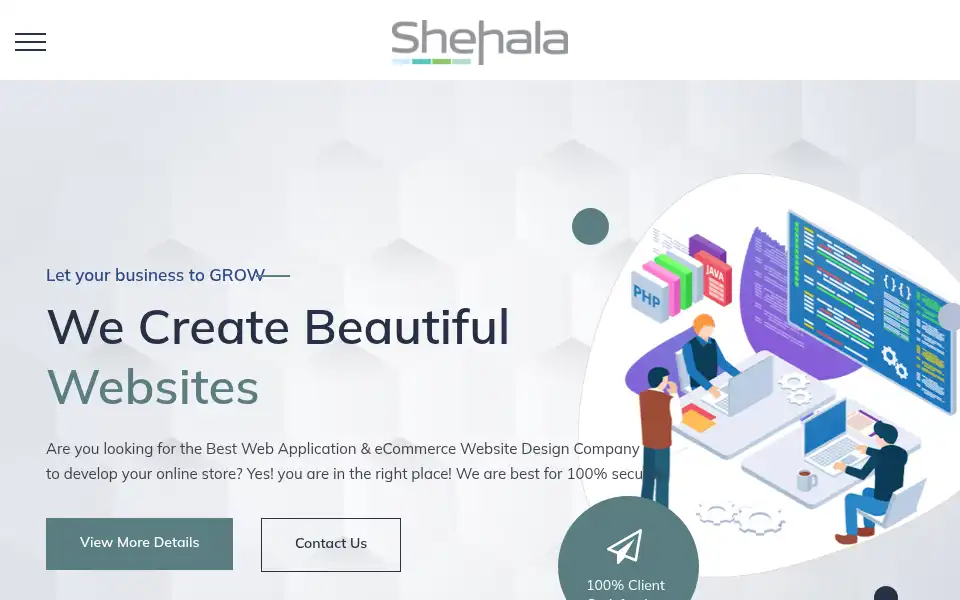Screenshot of shehala.com