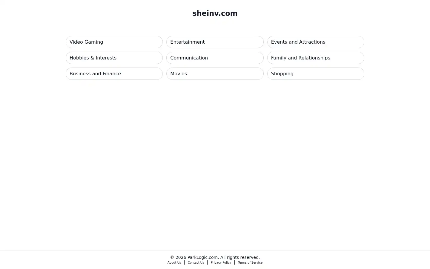 Screenshot of sheinv.com