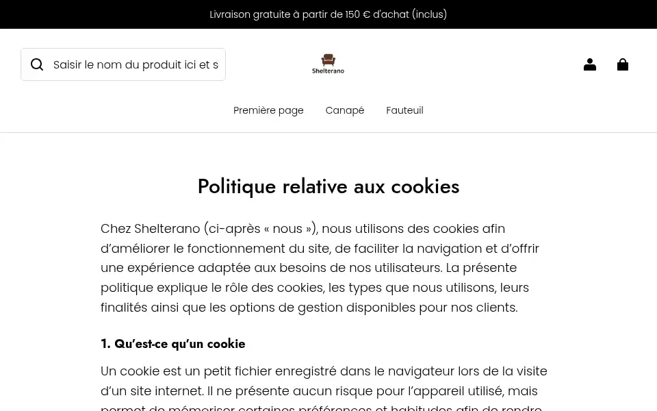 Screenshot of shelterano.com