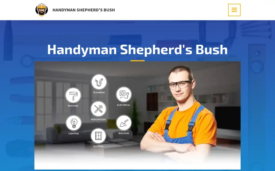 Screenshot of shepherds-bush-handyman.co.uk