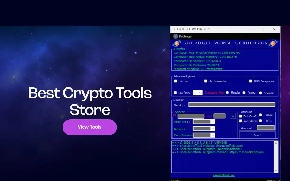 Screenshot of sherubitofficial.com