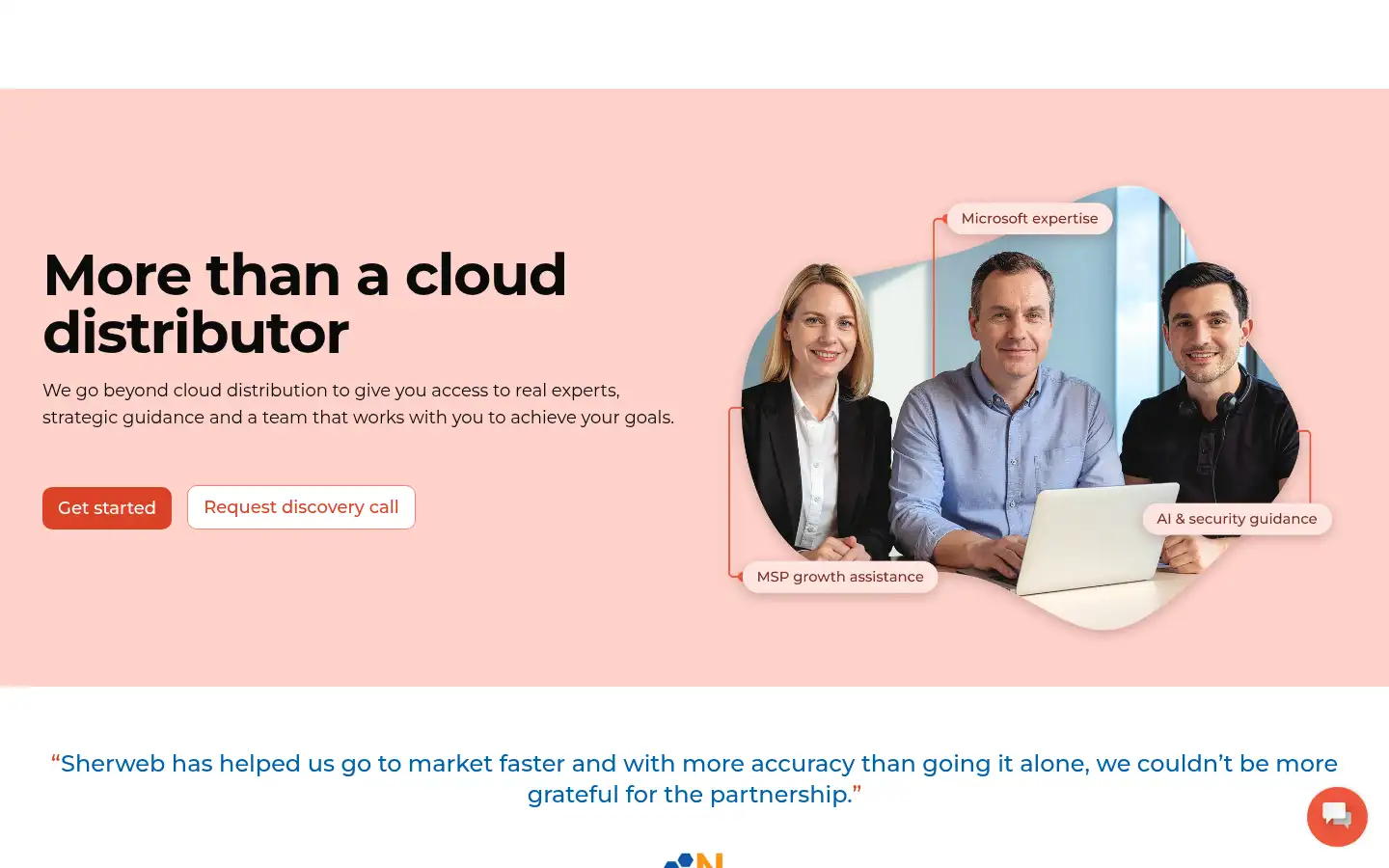 Screenshot of sherweb.com