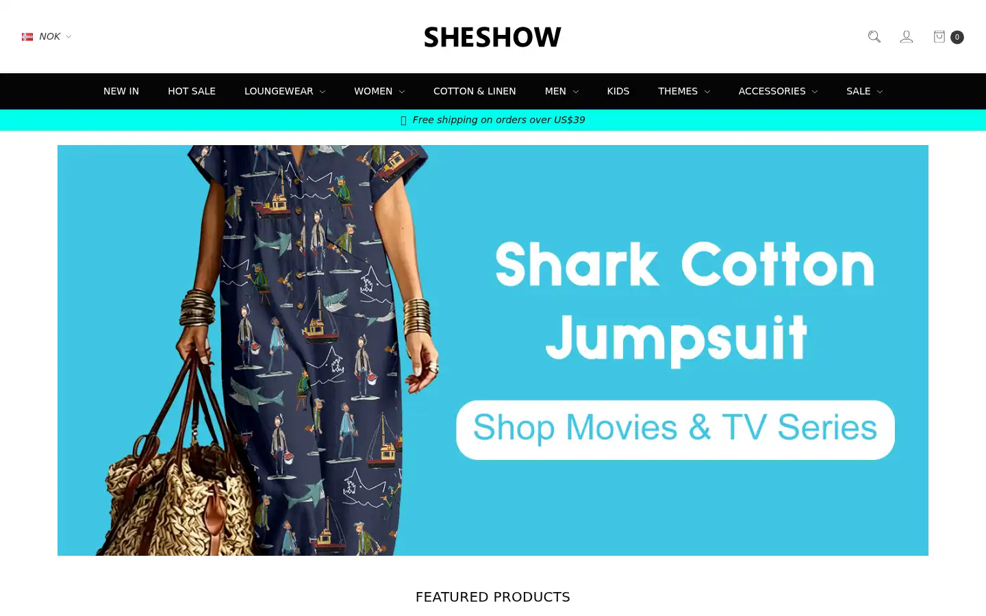 Screenshot of sheshow.com