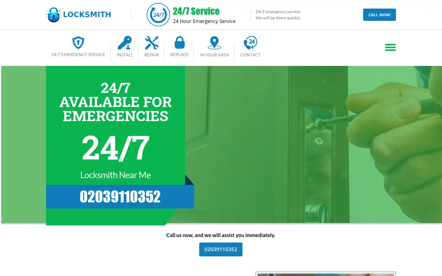 Screenshot of shield-locksmith.co.uk