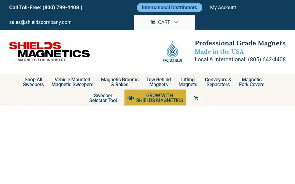 Screenshot of shieldscompany.com