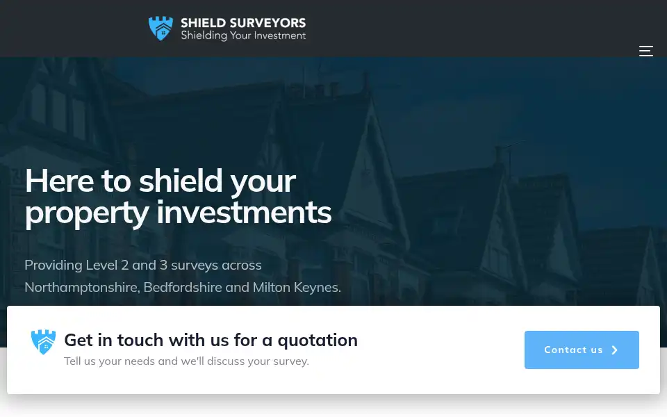 Screenshot of shieldsurveyors.co.uk