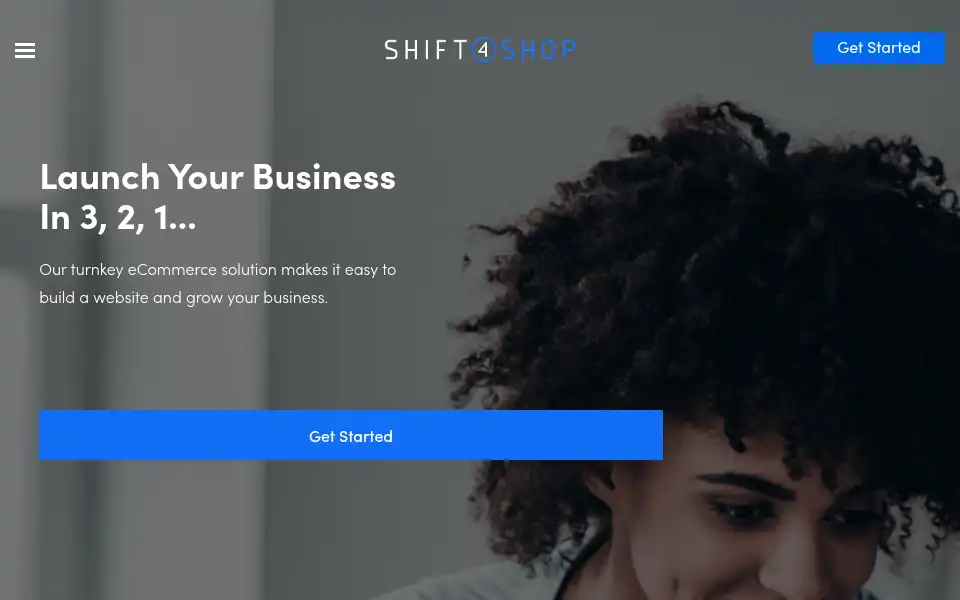 Screenshot of shift4shop.com