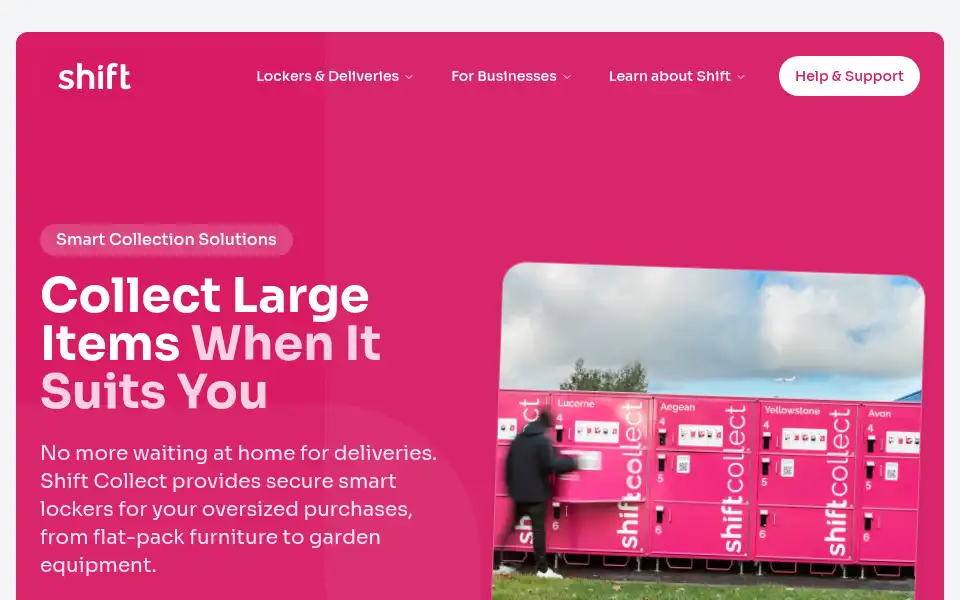 Screenshot of shiftplatform.co.uk