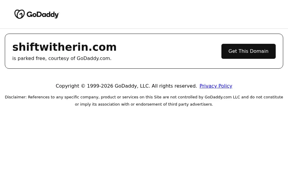 Screenshot of shiftwitherin.com