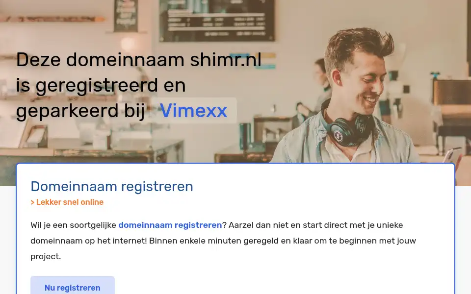 Screenshot of shimr.nl