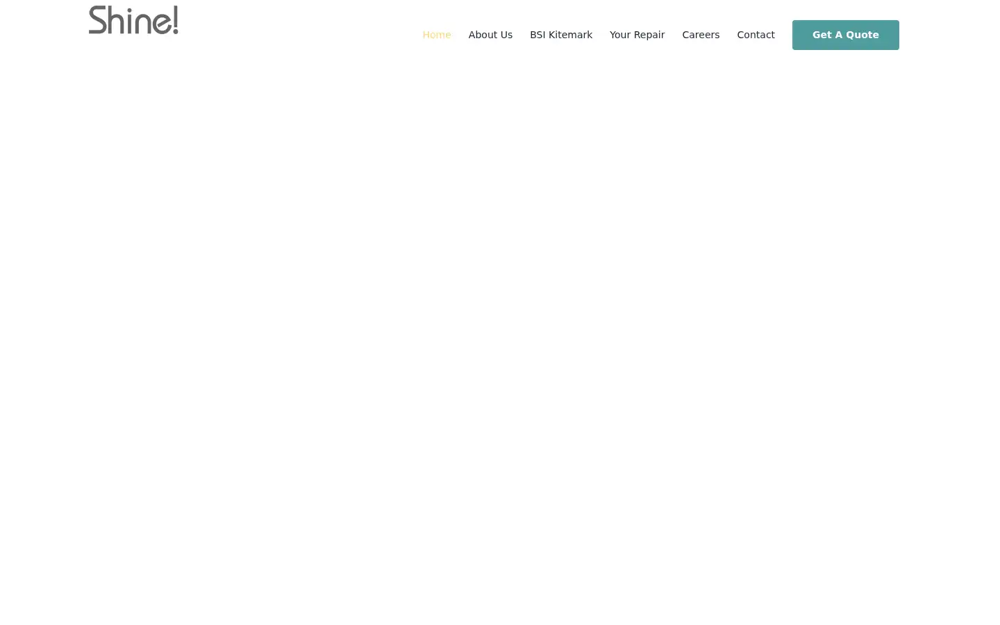 Screenshot of shinerepair.com