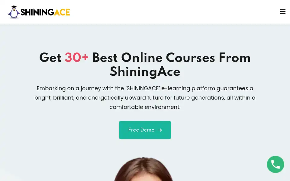 Screenshot of shiningace.com