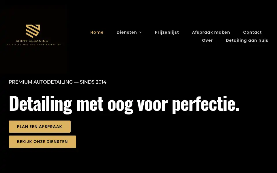 Screenshot of shiny-cleaning.nl