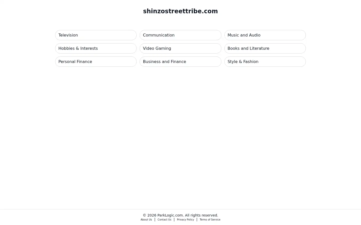 Screenshot of shinzostreettribe.com