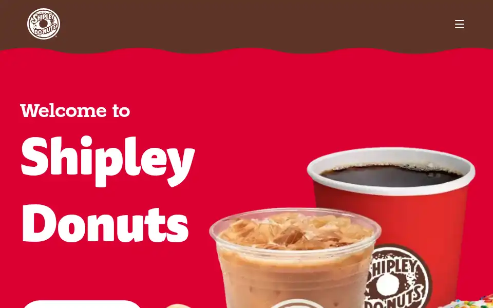 Screenshot of shipleydonuts.com