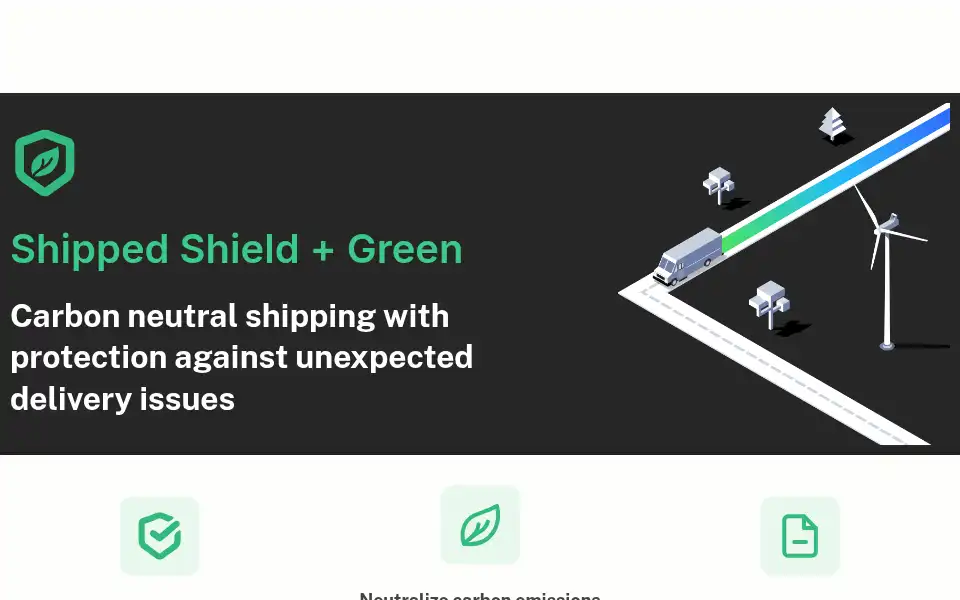 Screenshot of shippedapp.co