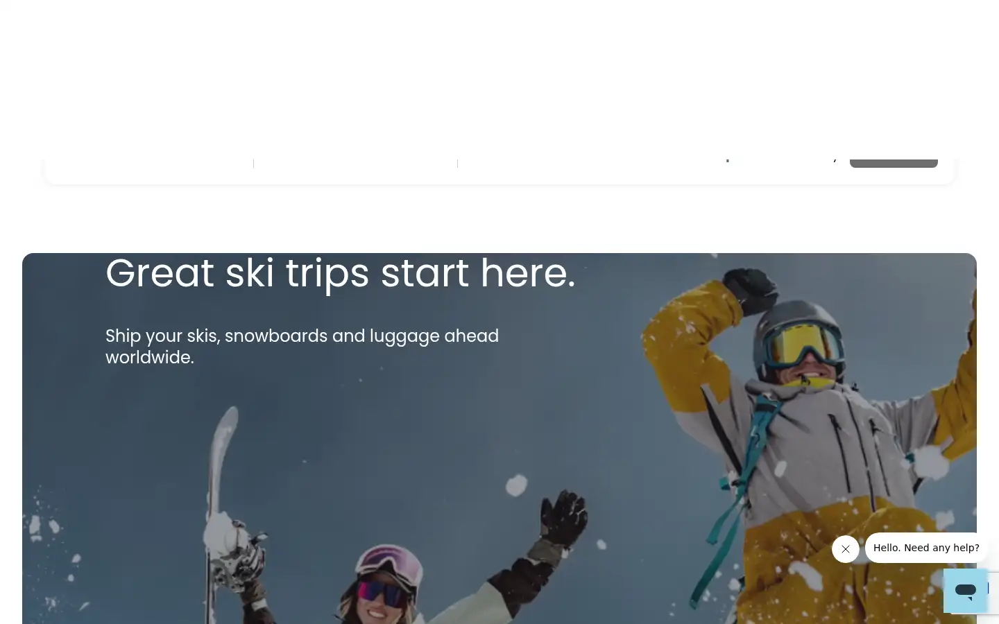Screenshot of shipskis.com