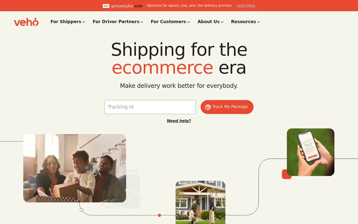 Screenshot of shipveho.com