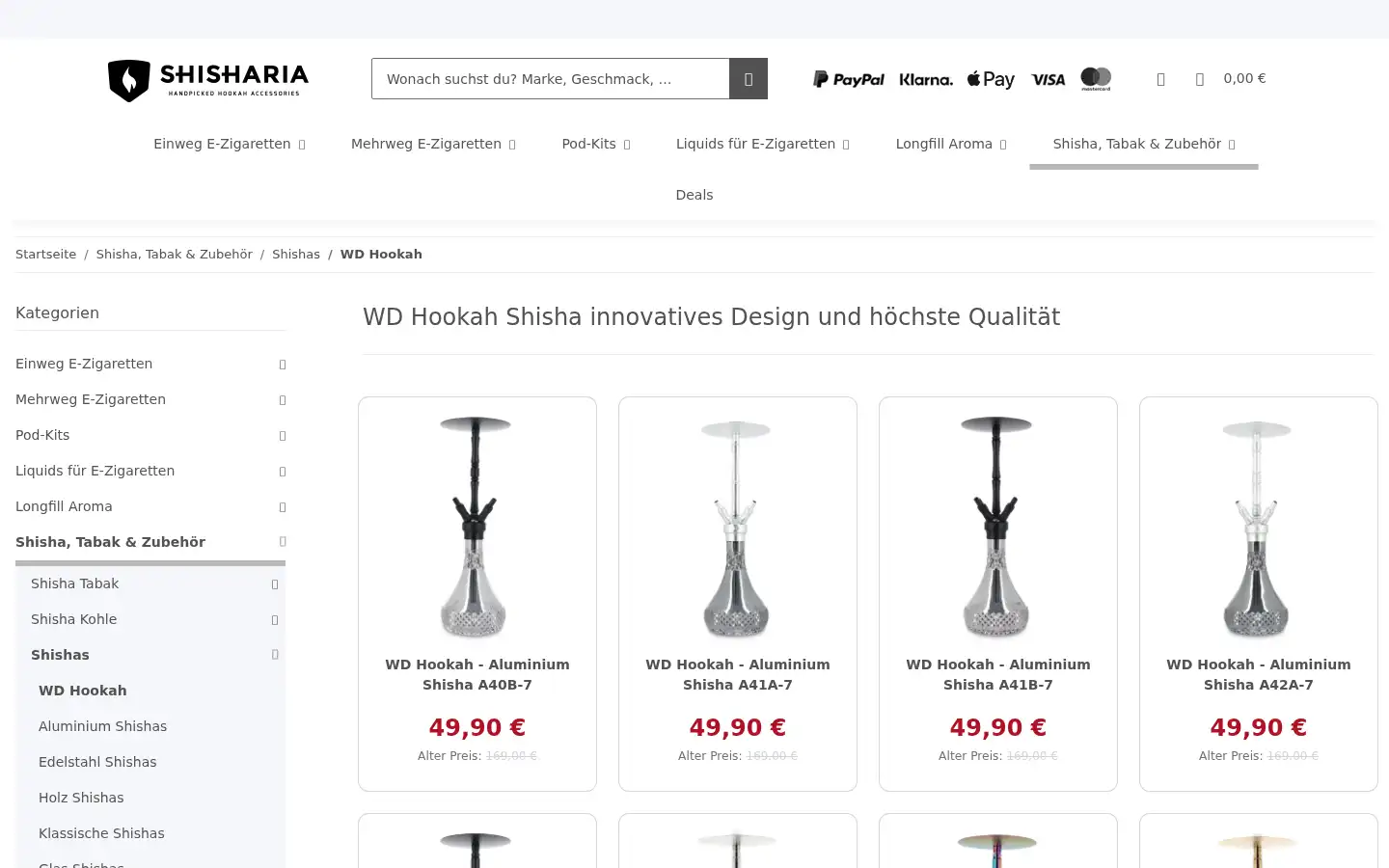Screenshot of shisharia.de