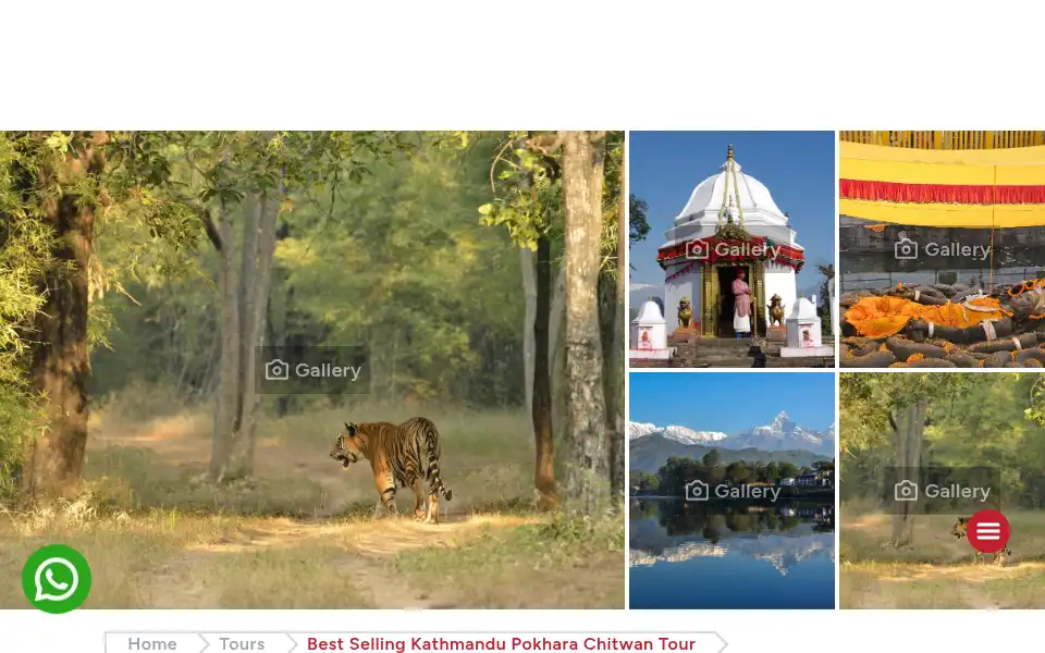 Screenshot of shivalayaholidays.com