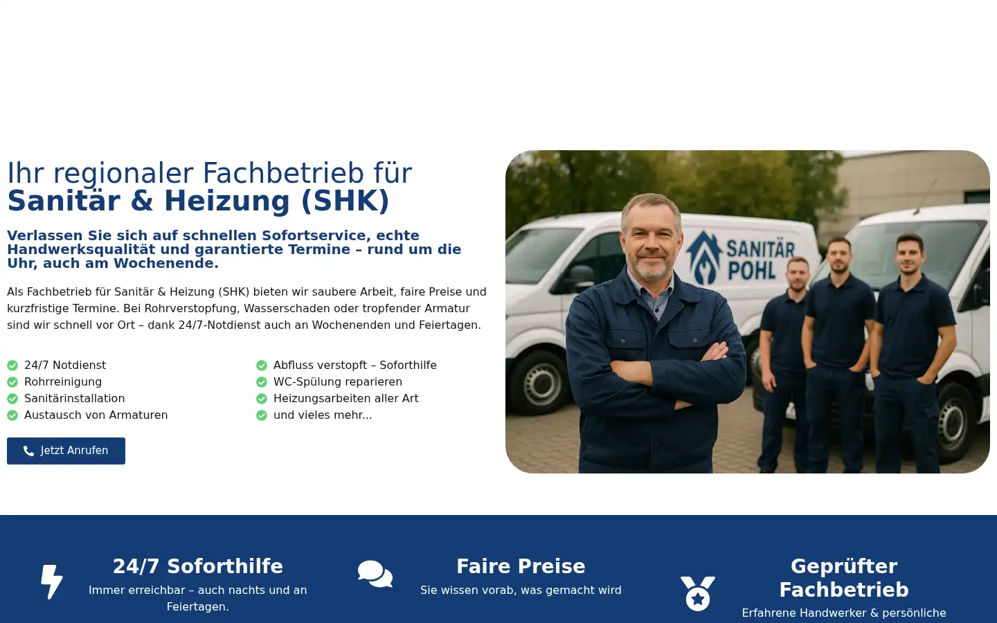 Screenshot of shk-pohl.de
