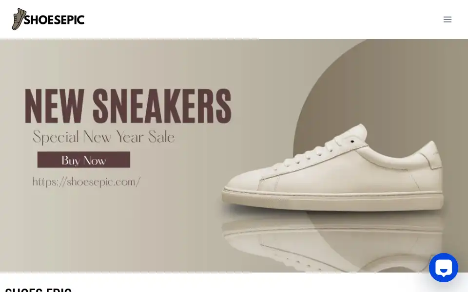 Screenshot of shoesepic.com