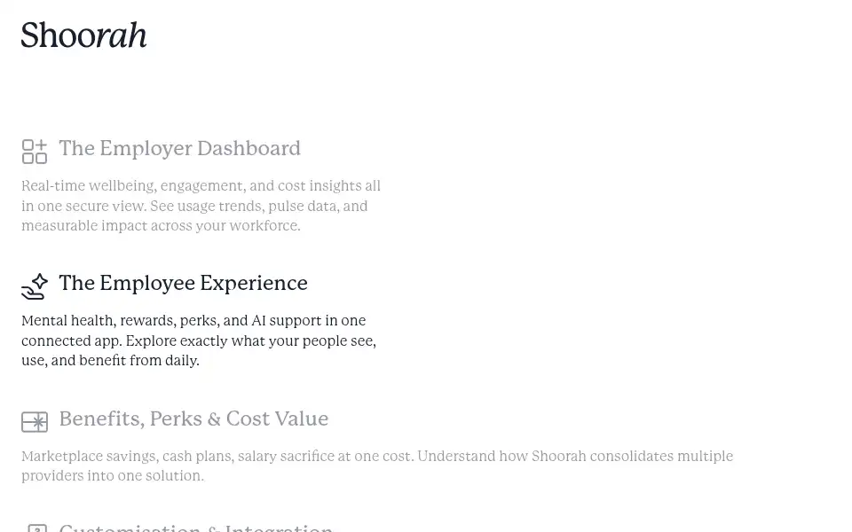 Screenshot of shoorah.io