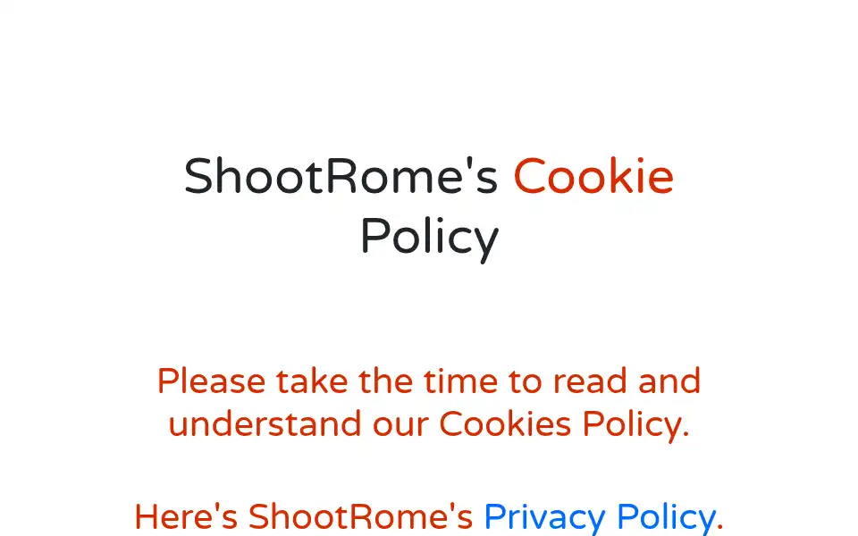 Screenshot of shootrome.com