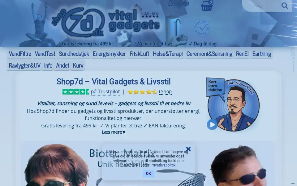 Screenshot of shop.7d.dk