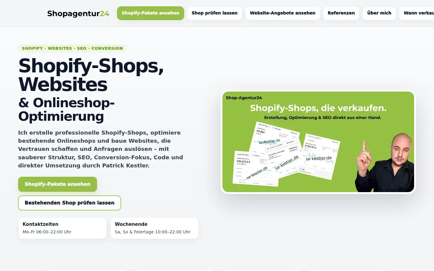 Screenshot of shop-agentur24.de