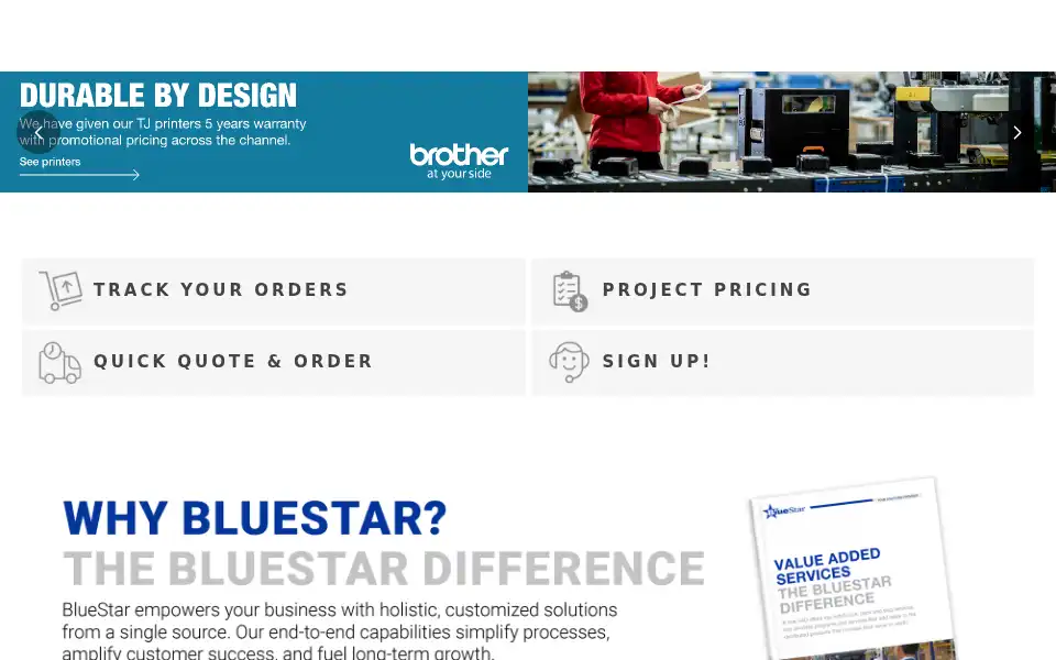 Screenshot of shop.bluestoreinc.com