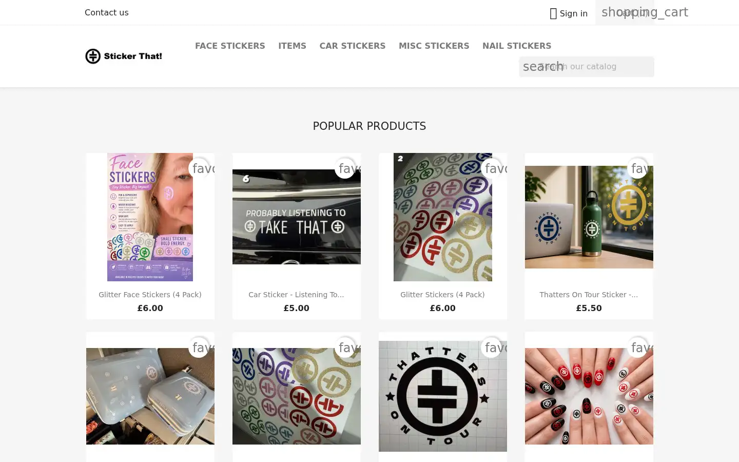 Screenshot of shop.branney.co.uk