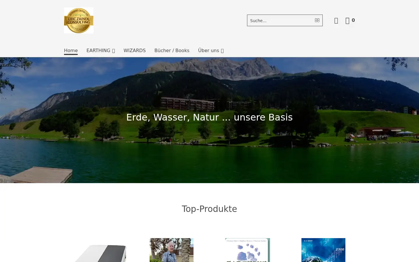Screenshot of shop.ericzaindl-consulting.ch